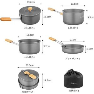 ست قابلمه کینگ کمپ (KingCamp)