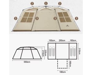 چادر کمپینگ نیچرهایک (Naturehike) مدل CNH22ZP021