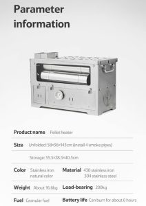 اجاق هیزمی نیچرهایک (Naturehike) مدل CNH22CJ034