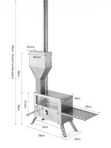 اجاق هیزمی نیچرهایک (Naturehike) مدل CNH22CJ034