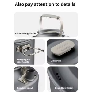 ست قابلمه سه تکه نیچرهایک (Naturehike) مدل CNK2450CF010