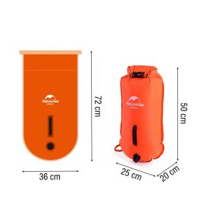 درای بگ ضداب بادی 18L نیچرهایک مدل NH17S001-G