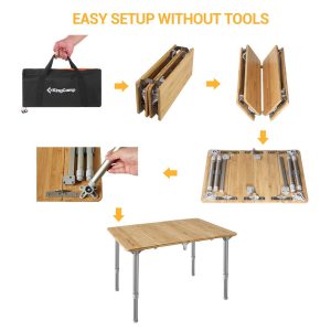 میز تاشو کینگ کمپ مدل KC1913