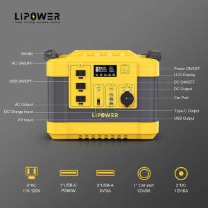 پاوراستیشن 1000 وات LIPOWER مدل G1000L-S