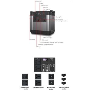 پاوراستیشن 2000 وات LIPOWER مدل G2000