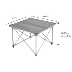 میز الومینیومی تاشو BRS مدل BRS-Z31