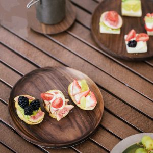 بشقاب چوب گردو نیچرهایک مدل NH21SJ005