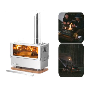 بخاری هیزمی استیل نیچرهایک مدل NH21SK004