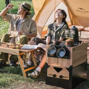 جعبه چوبی چندکاره 50 لیتر نیچرهایک مدل NH21SNX07