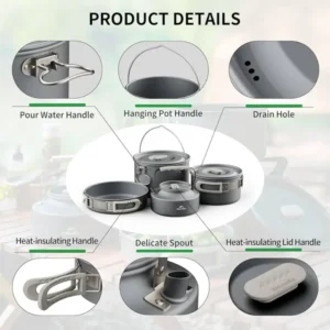 ست قابلمه 4 تکه نیچرهایک مدل CNK2450CF010