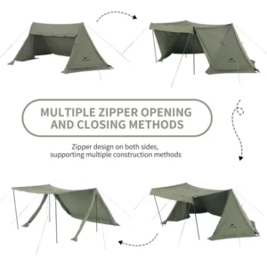 چادر ارتشی تک نفره نیچرهایک مدل NH21YW157