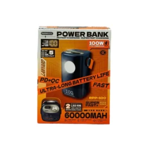 پاوربانک 60000 میلی‌آمپر ریمکس مدل RPP-100